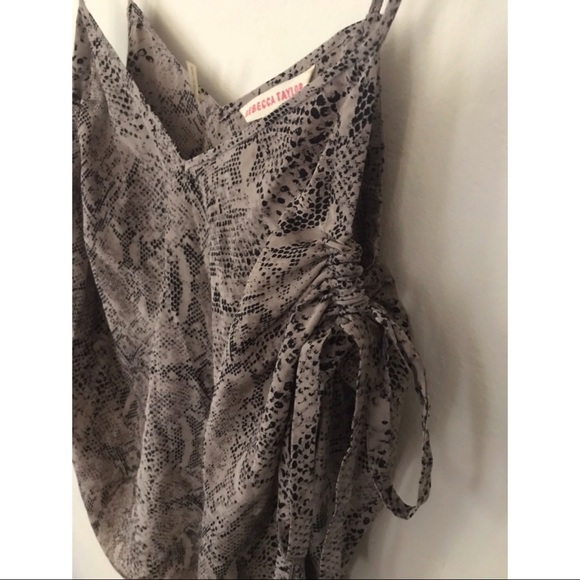 Rebecca Taylor silk tank top size 4 - Picture 4 of 5